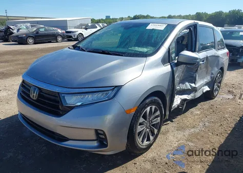 2023 Honda Odyssey Ex-L from USA, damaged, VIN 5FNRL6H6XPB004501